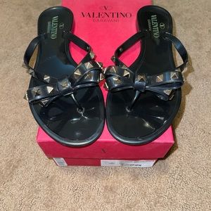 Valentino rockstud jelly sandal size 37